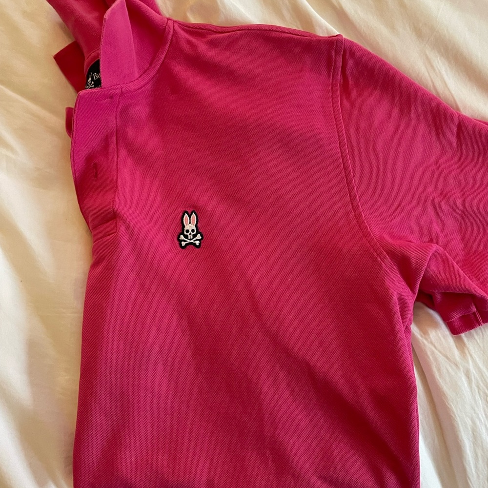 Psycho Bunny Polo in Pink Size 7